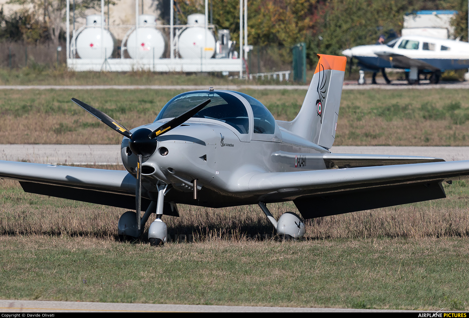 Private I-C491 aircraft at Verona - Boscomantico