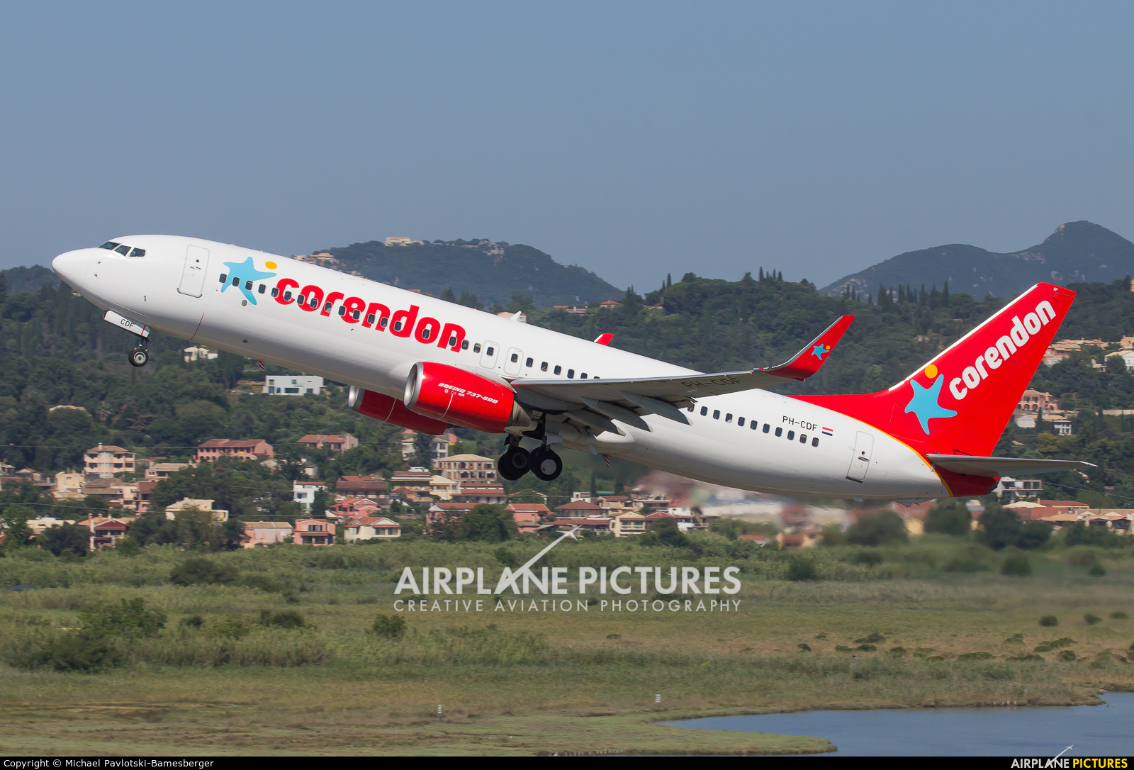 Corendon Dutch Airlines PH-CDH aircraft at Corfu - Ioannis Kapodistrias
