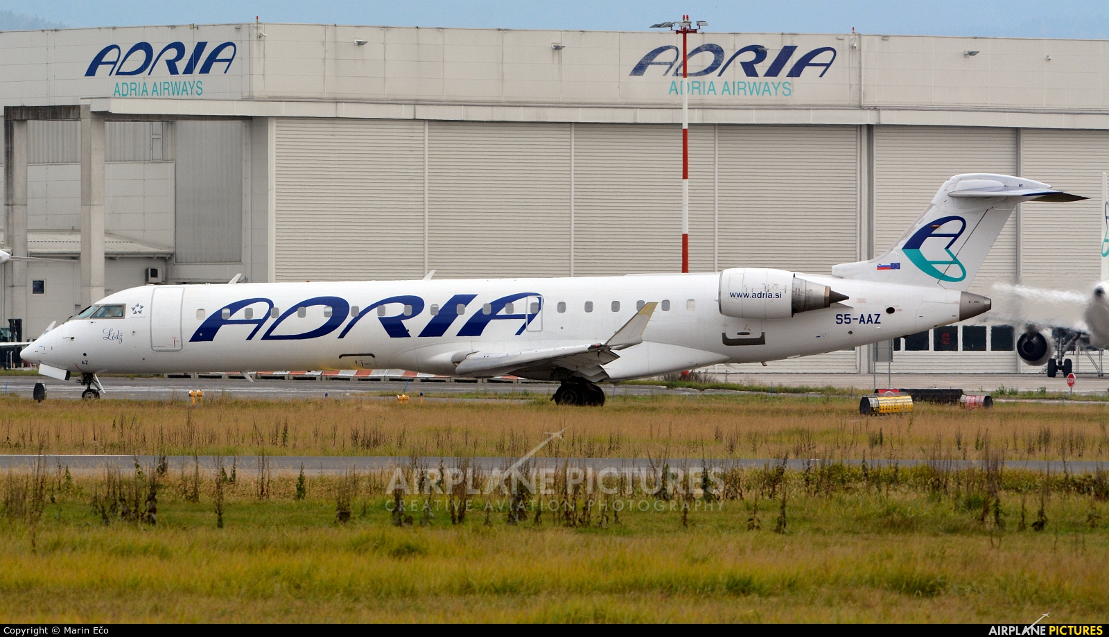 Adria Airways S5-AAZ aircraft at Ljubljana - Brnik