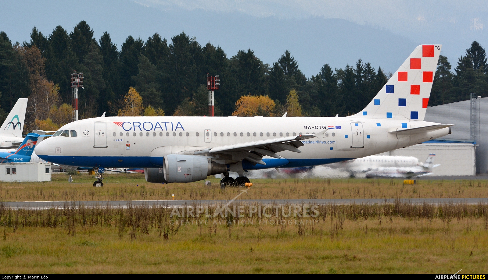 Croatia Airlines 9A-CTG aircraft at Ljubljana - Brnik