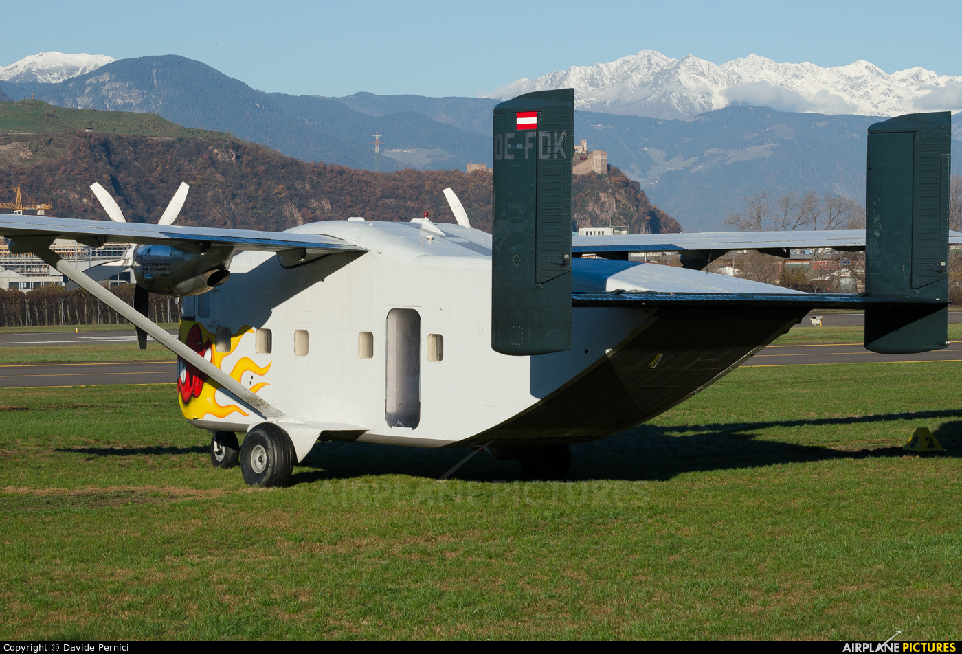 Pink Aviation OE-FDK aircraft at Bolzano