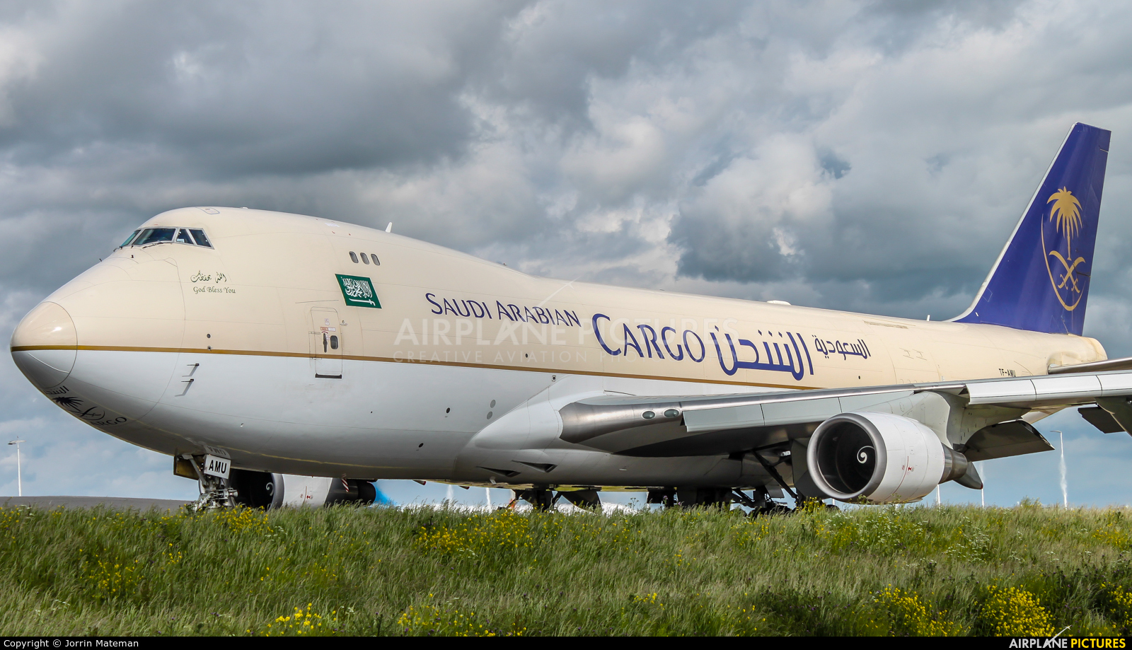 Saudi Arabian Cargo TF-AMU aircraft at Amsterdam - Schiphol