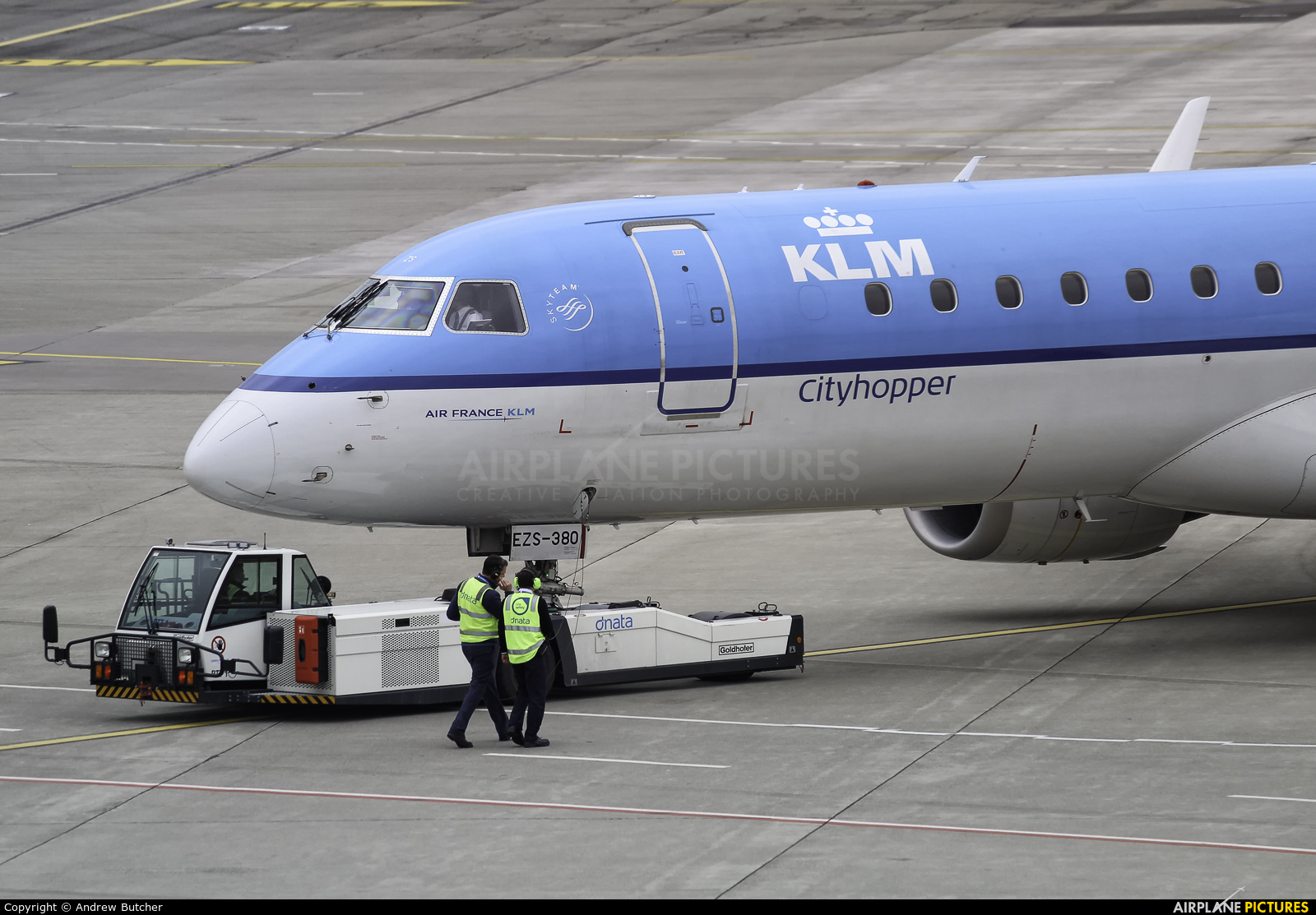 KLM Cityhopper PH-EZS aircraft at Zurich