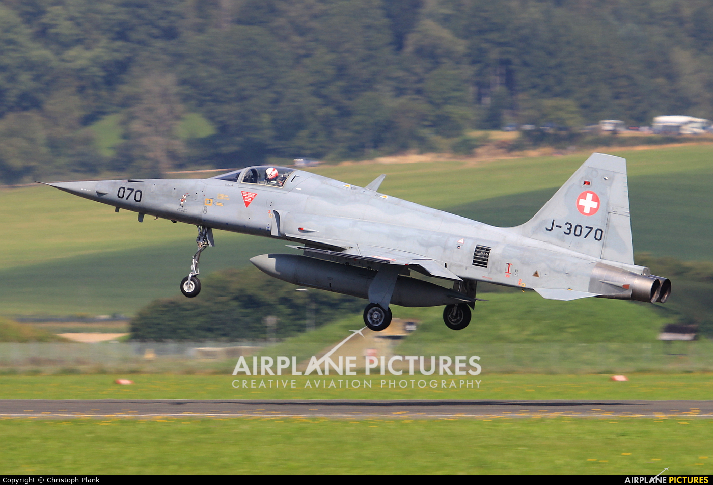 Switzerland - Air Force J-3070 aircraft at Zeltweg