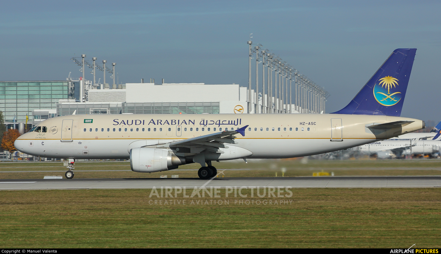 Saudi Arabian Airlines HZ-ASC aircraft at Munich