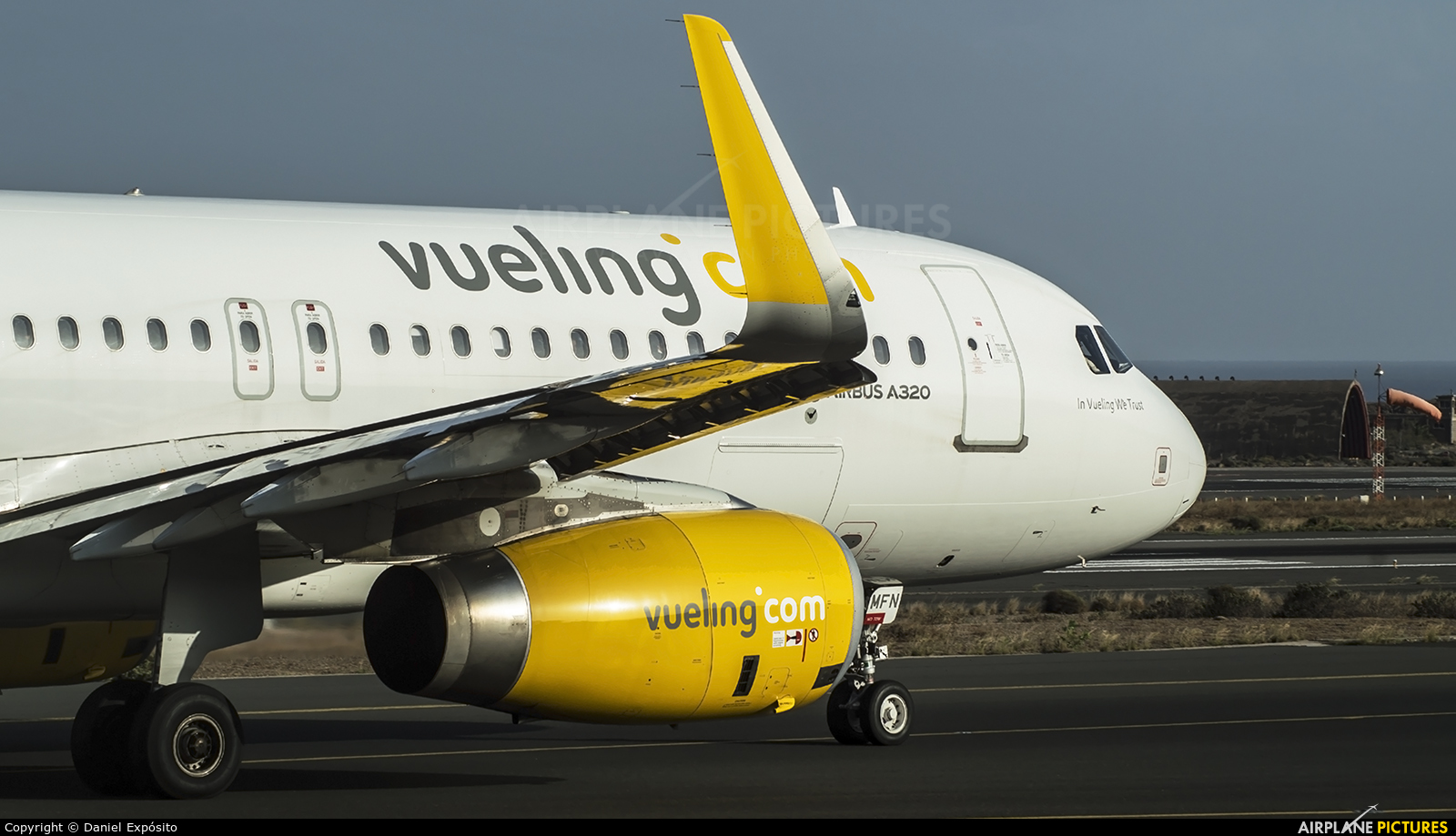 Vueling Airlines EC-MFN aircraft at Las Palmas de Gran Canaria