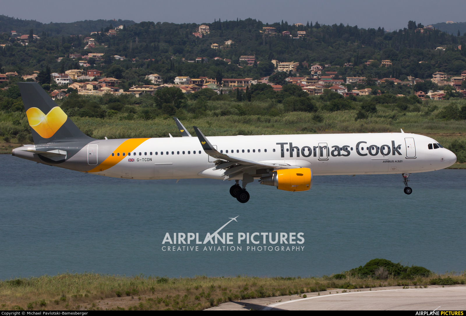 Thomas Cook G-TCDN aircraft at Corfu - Ioannis Kapodistrias
