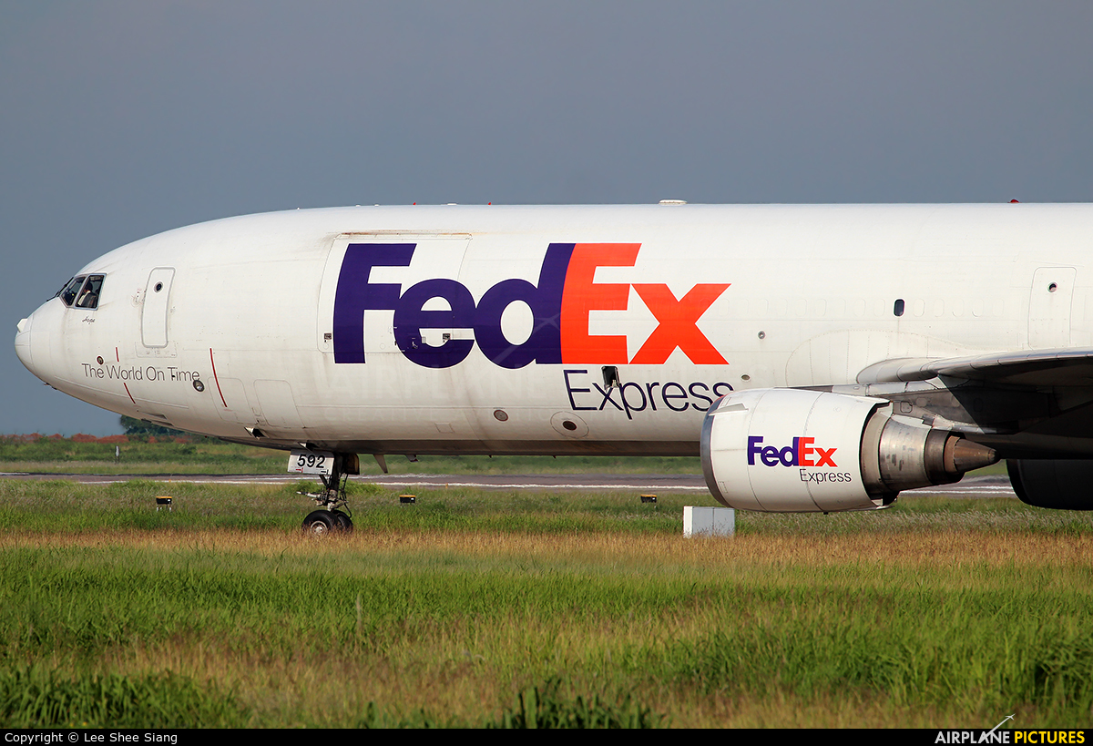 FedEx Federal Express N592FE aircraft at Penang Intl