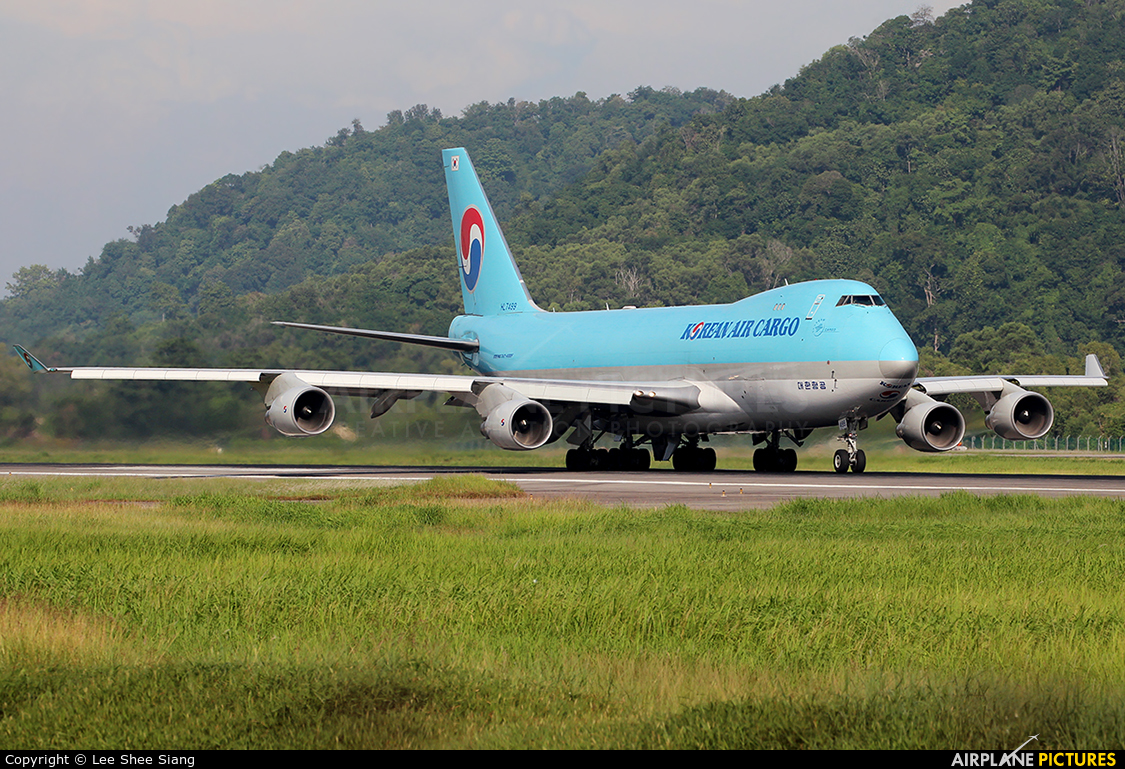 Korean Air Cargo HL7499 aircraft at Penang Intl