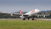 HB-JME - Swiss Airbus A340-300 aircraft
