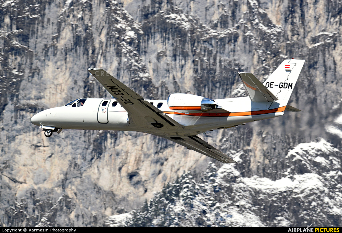 The Flying Bulls OE-GDM aircraft at Innsbruck