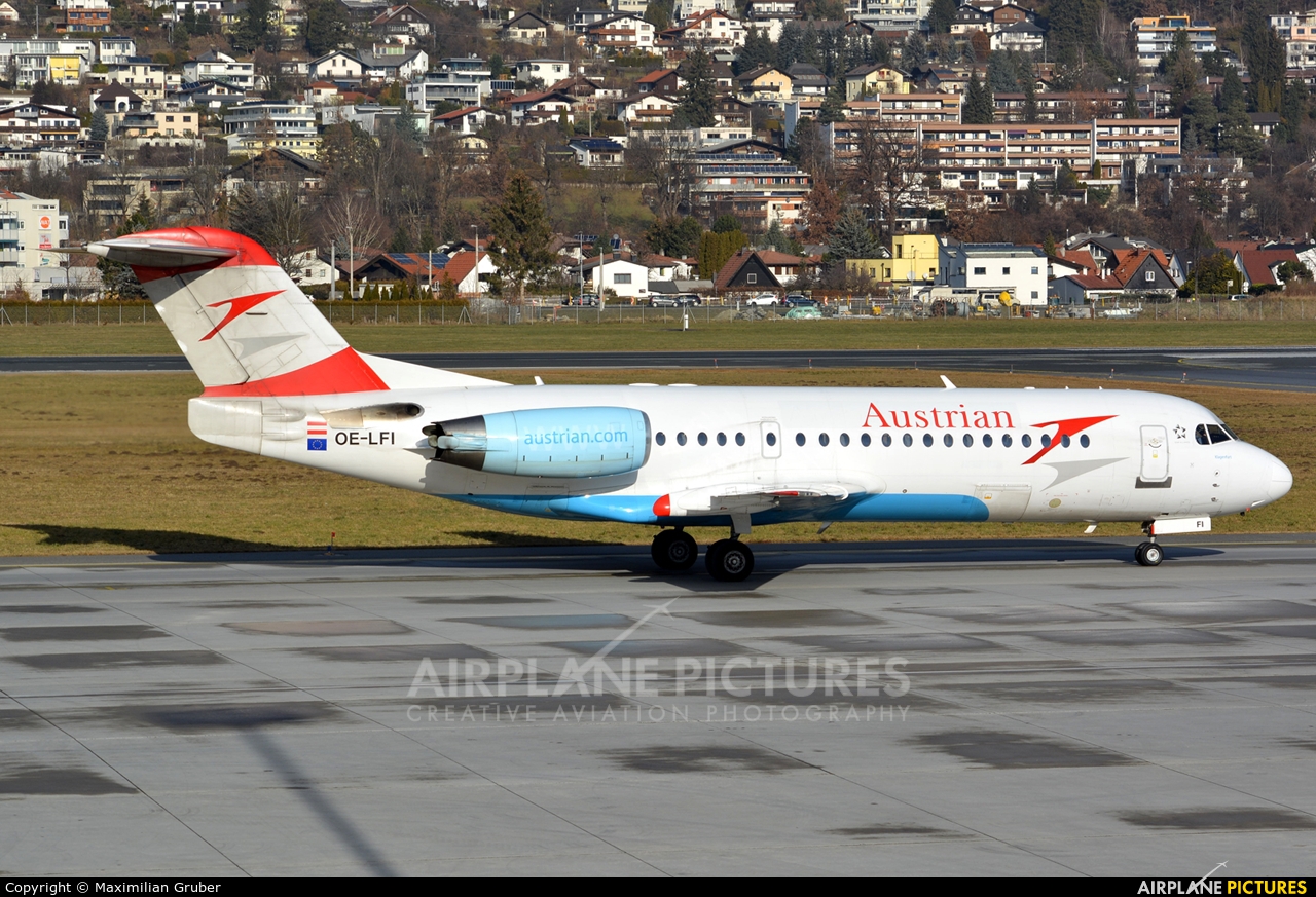 Austrian Airlines/Arrows/Tyrolean OE-LFI aircraft at Innsbruck