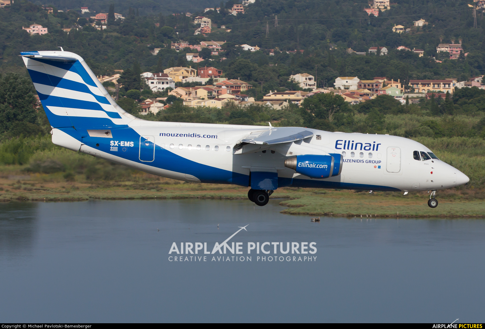 Ellinair SX-EMS aircraft at Corfu - Ioannis Kapodistrias