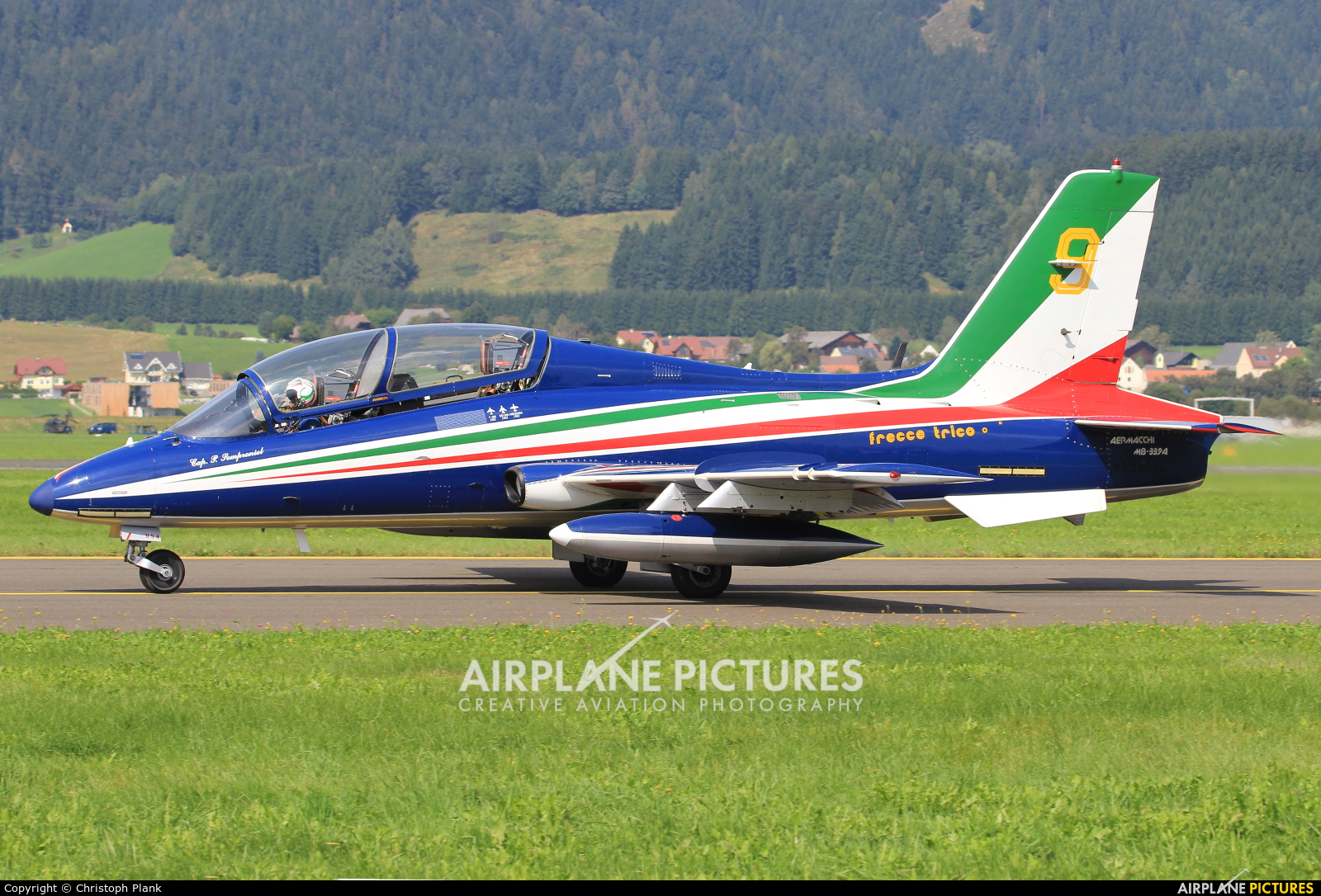 Italy - Air Force "Frecce Tricolori" MM55054 aircraft at Zeltweg