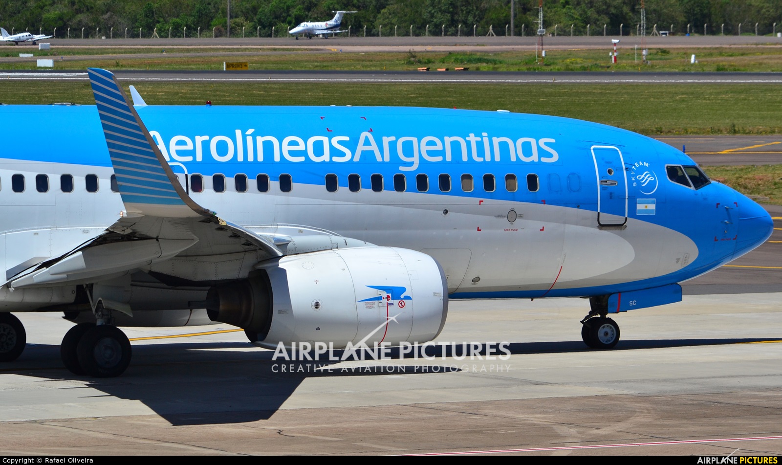 Aerolineas Argentinas LV-CSC aircraft at Porto Alegre - Salgado Filho