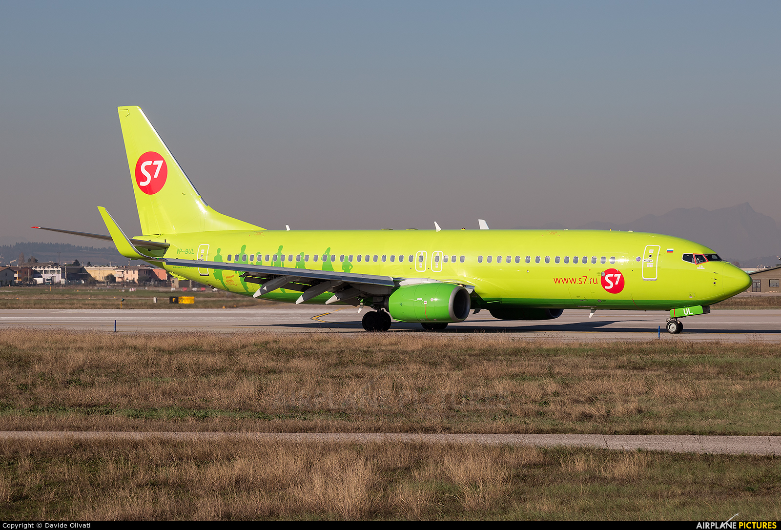 S7 Airlines VP-BUL aircraft at Verona - Villafranca