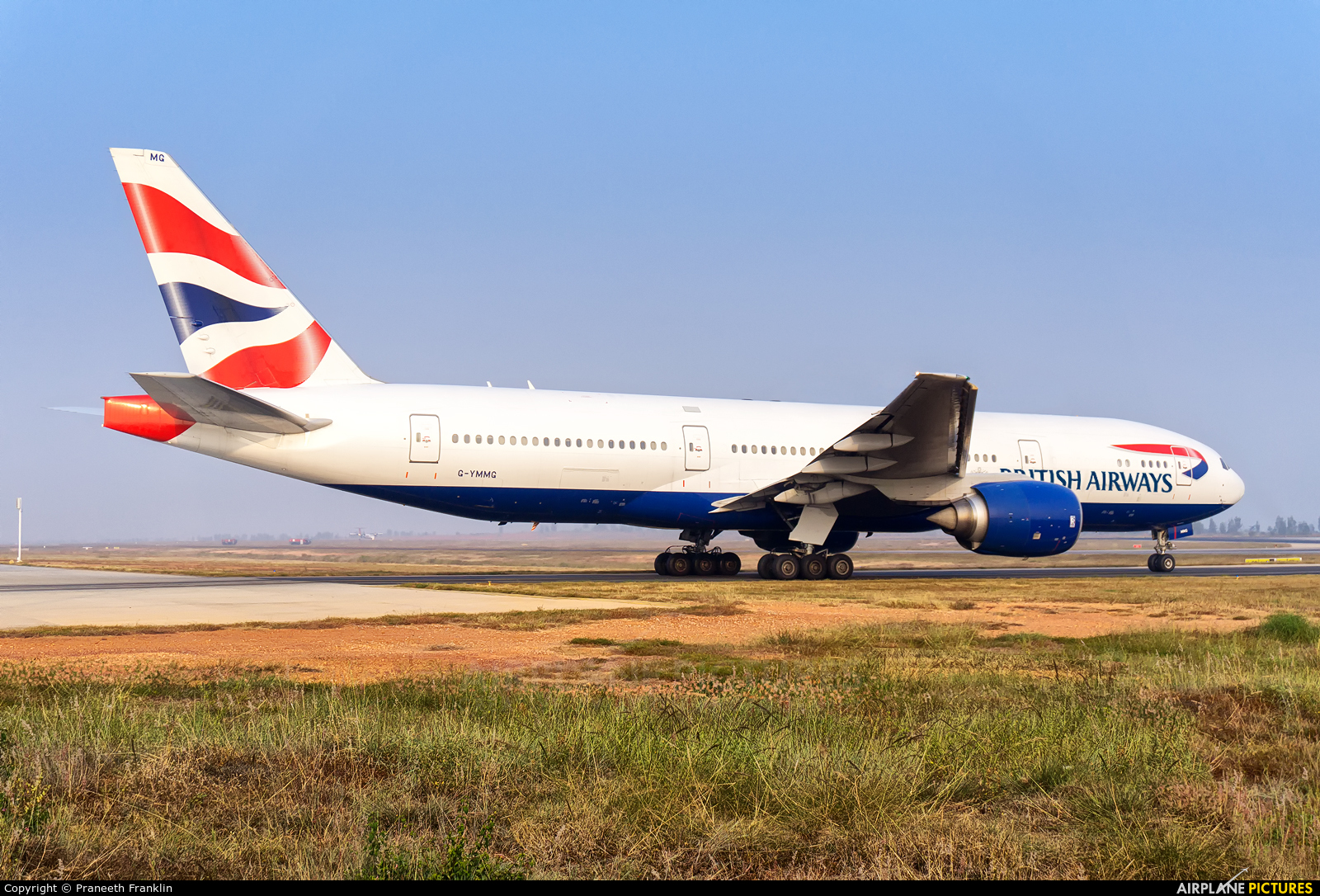British Airways G-YMMG aircraft at Bangalore - Bengaluru Intl