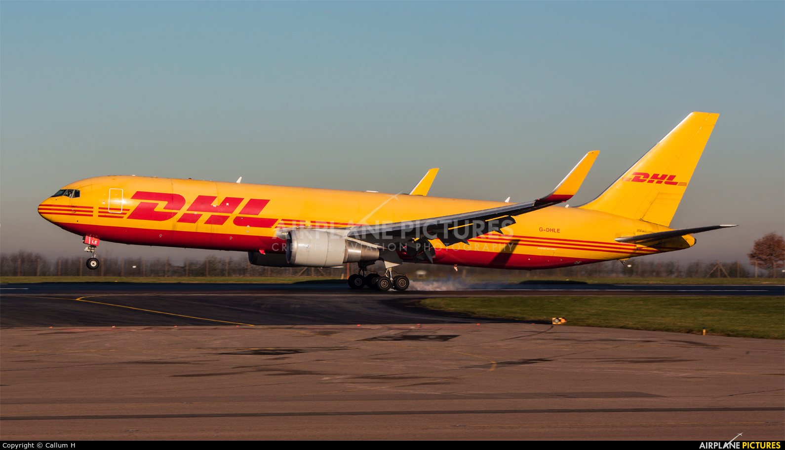 DHL Cargo G-DHLE aircraft at East Midlands