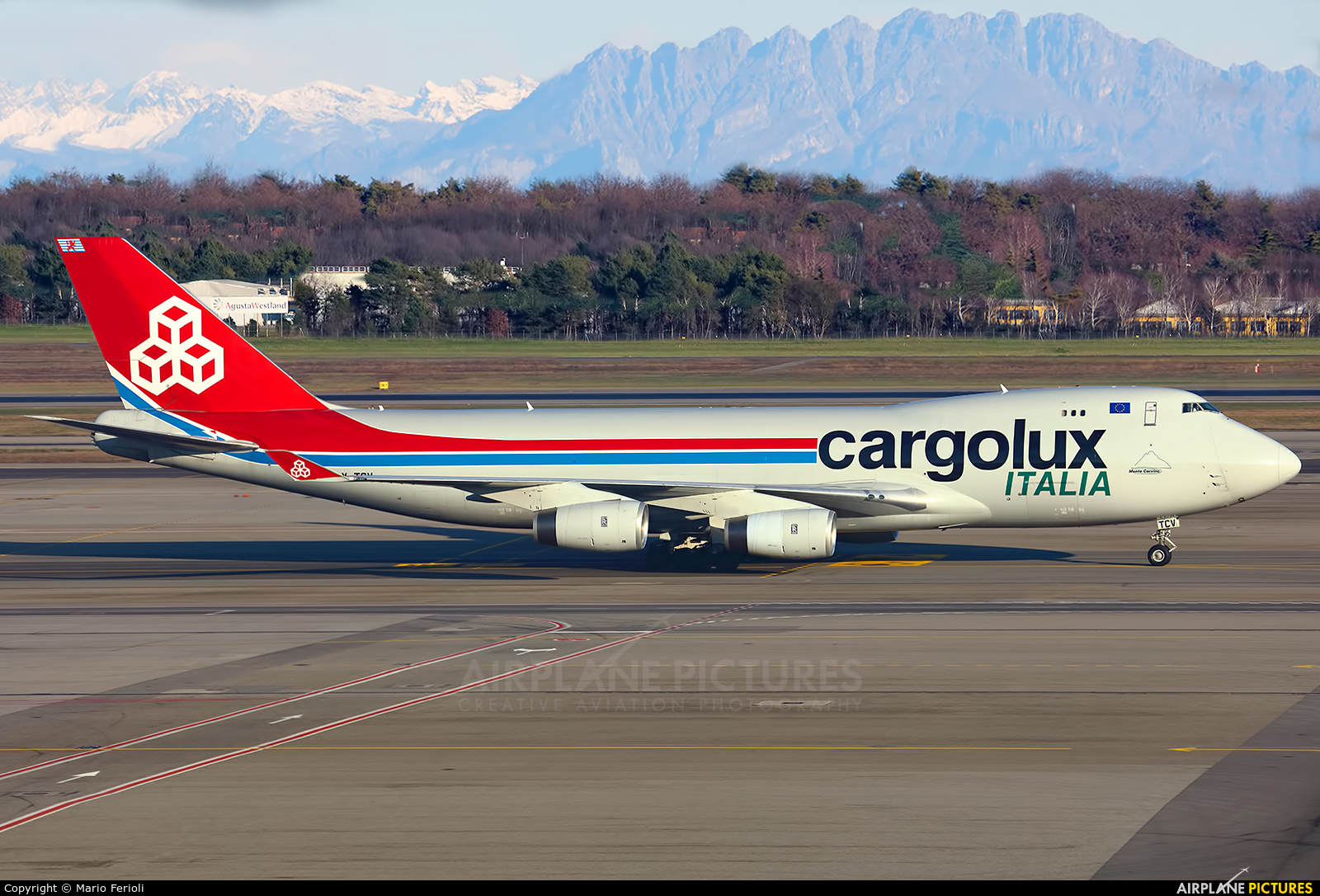 Cargolux Italia LX-TCV aircraft at Milan - Malpensa