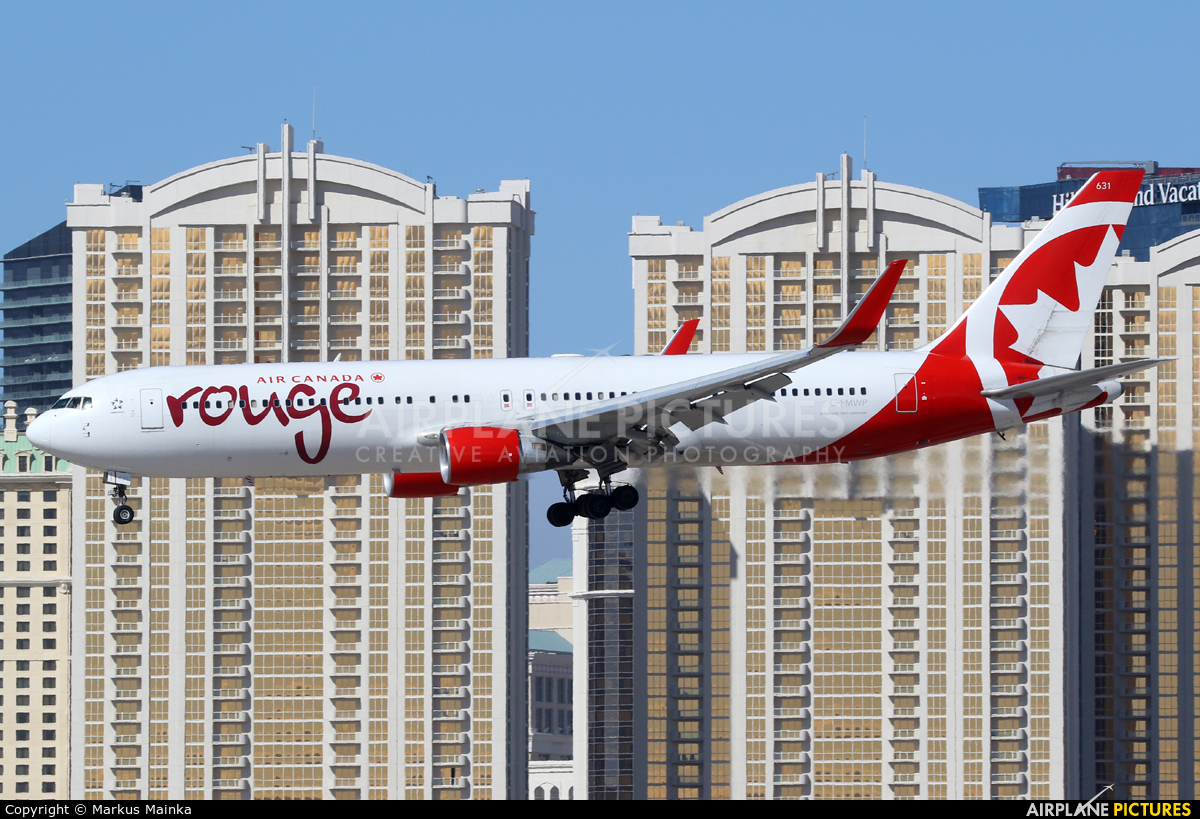 Air Canada Rouge C-FMWP aircraft at Las Vegas - McCarran Intl