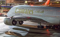 A6-EUF - Emirates Airlines Airbus A380 aircraft