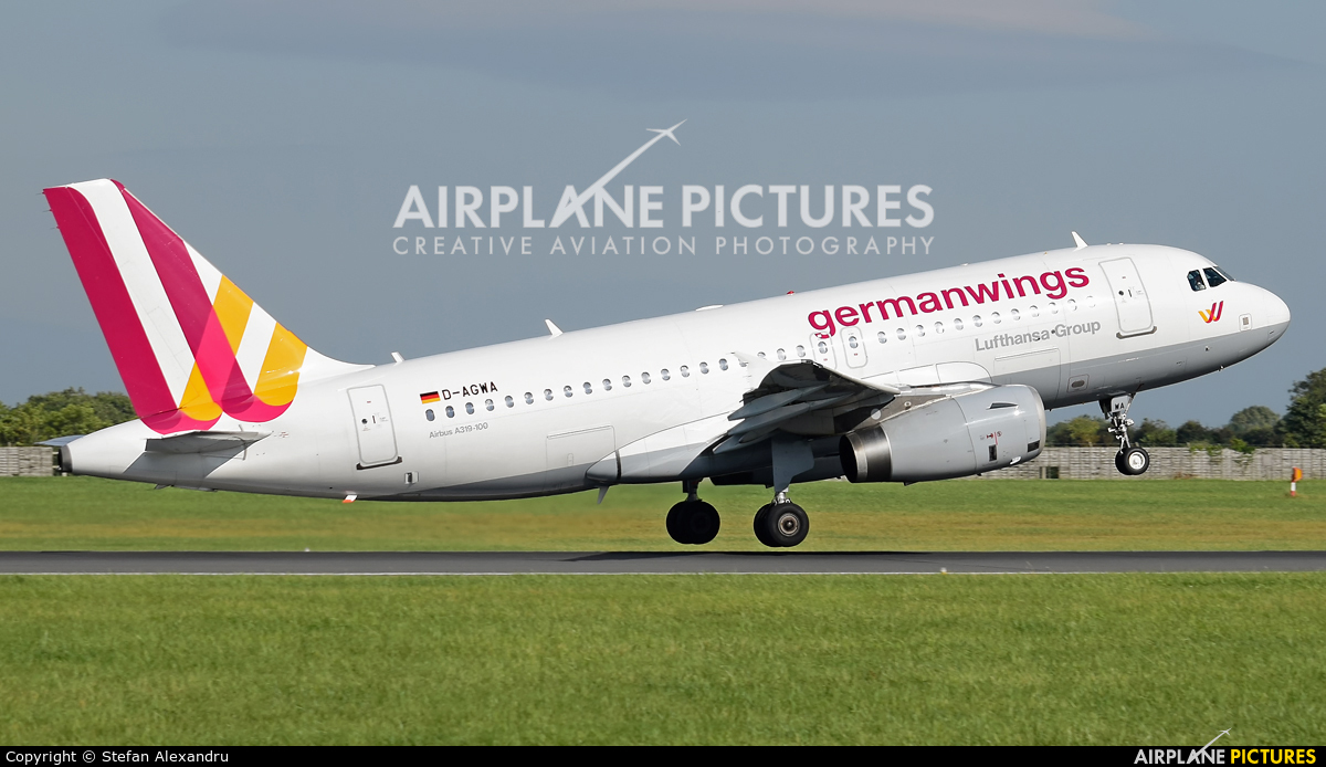 Germanwings D-AGWA aircraft at Dublin
