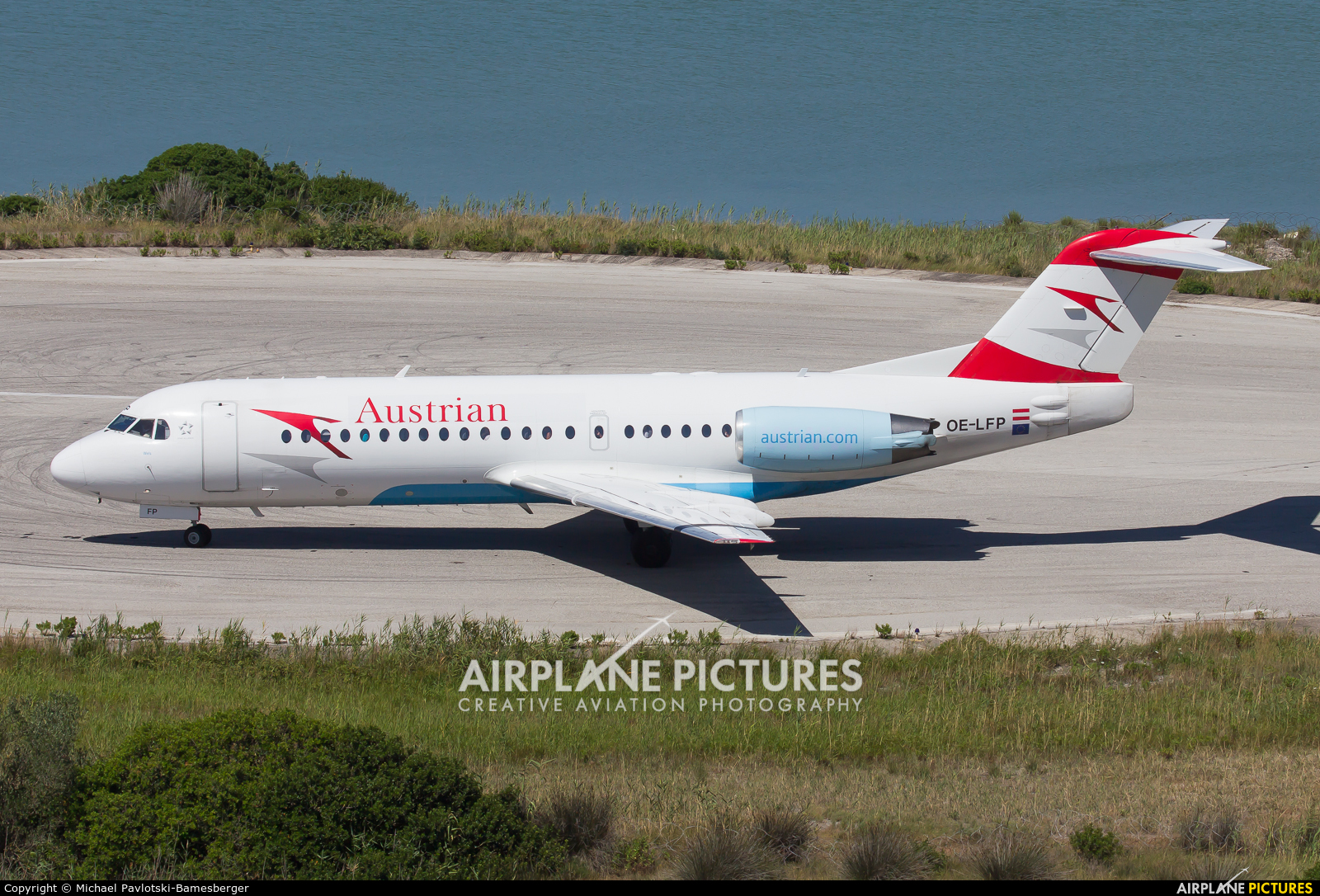 Austrian Airlines/Arrows/Tyrolean OE-LFP aircraft at Corfu - Ioannis Kapodistrias
