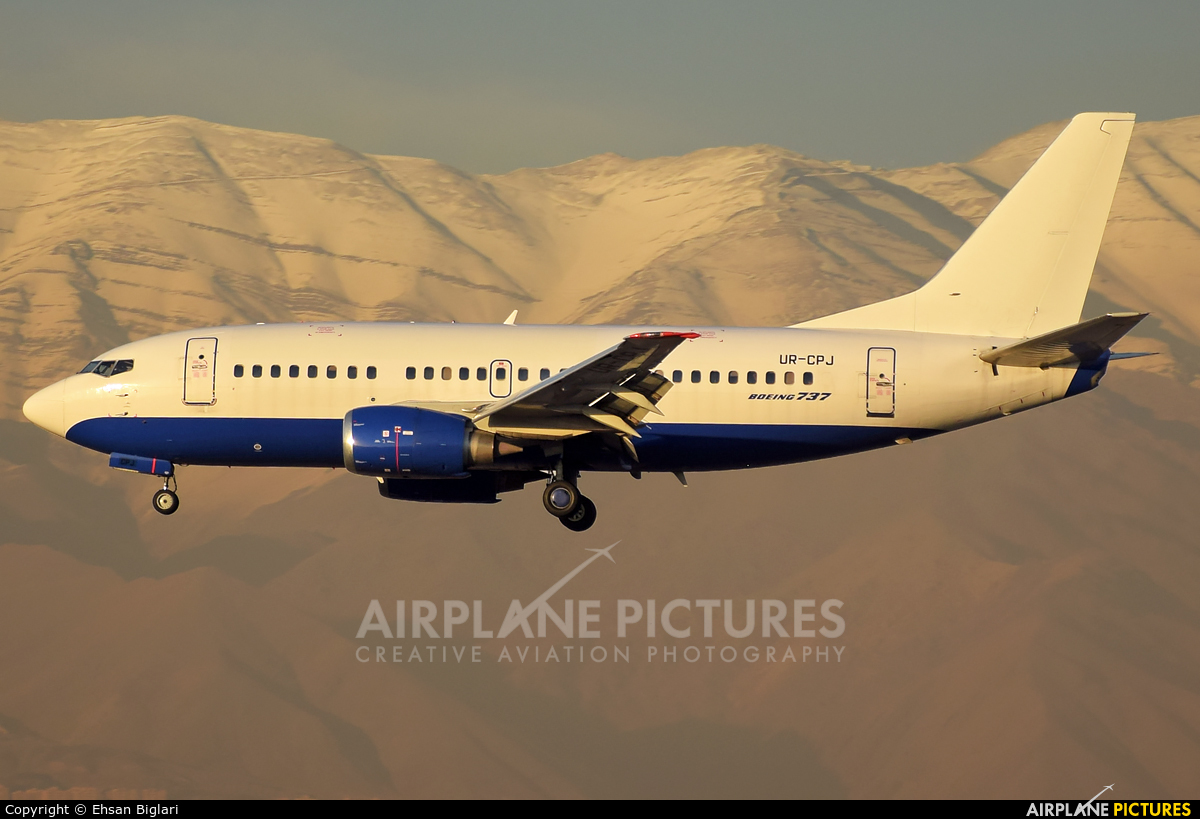 ATA Airlines UR-CPJ aircraft at Tehran - Mehrabad Intl