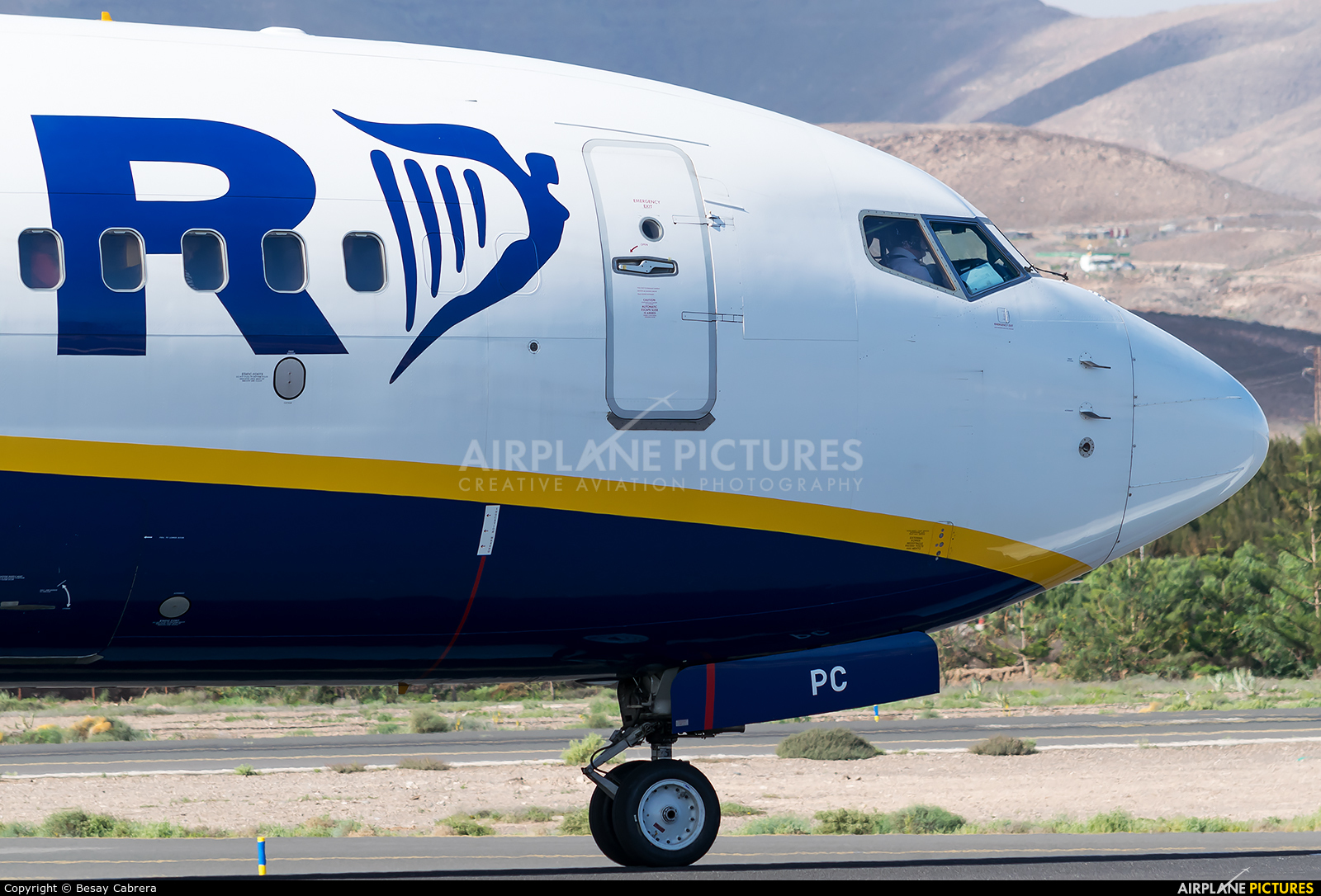 Ryanair EI-EPC aircraft at Fuerteventura - Puerto del Rosario