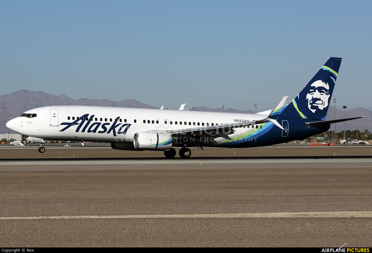 Alaska Airlines N553AS aircraft at Las Vegas - McCarran Intl