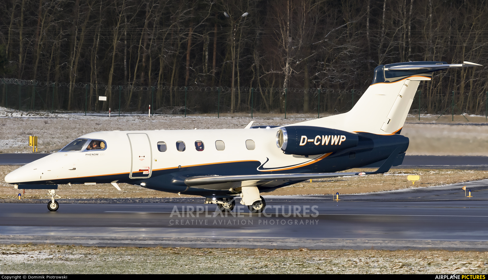 Private D-CWWP aircraft at Gdańsk - Lech Wałęsa