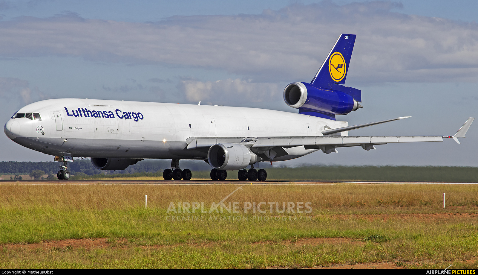 Lufthansa Cargo D-ALCN aircraft at Campinas - Viracopos Intl