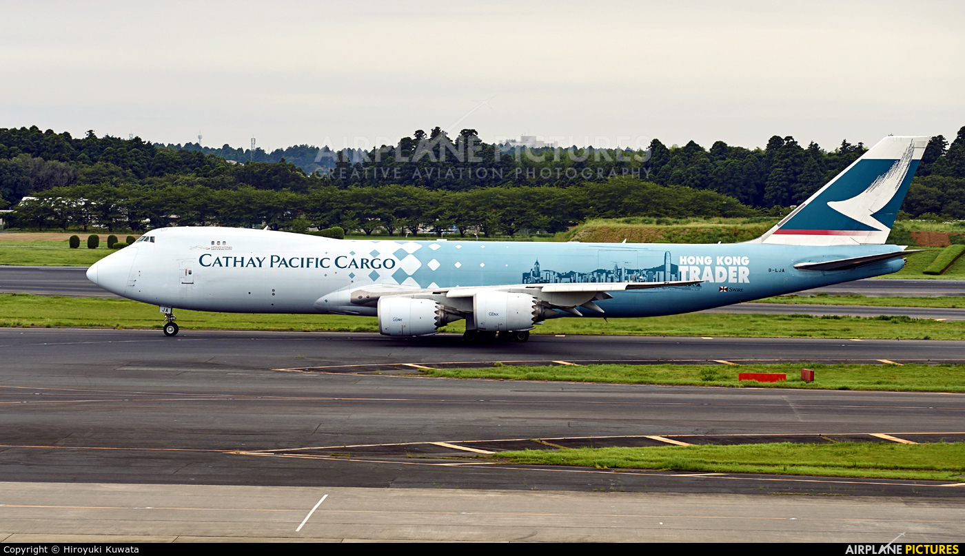 Cathay Pacific Cargo B-LJA aircraft at Tokyo - Narita Intl