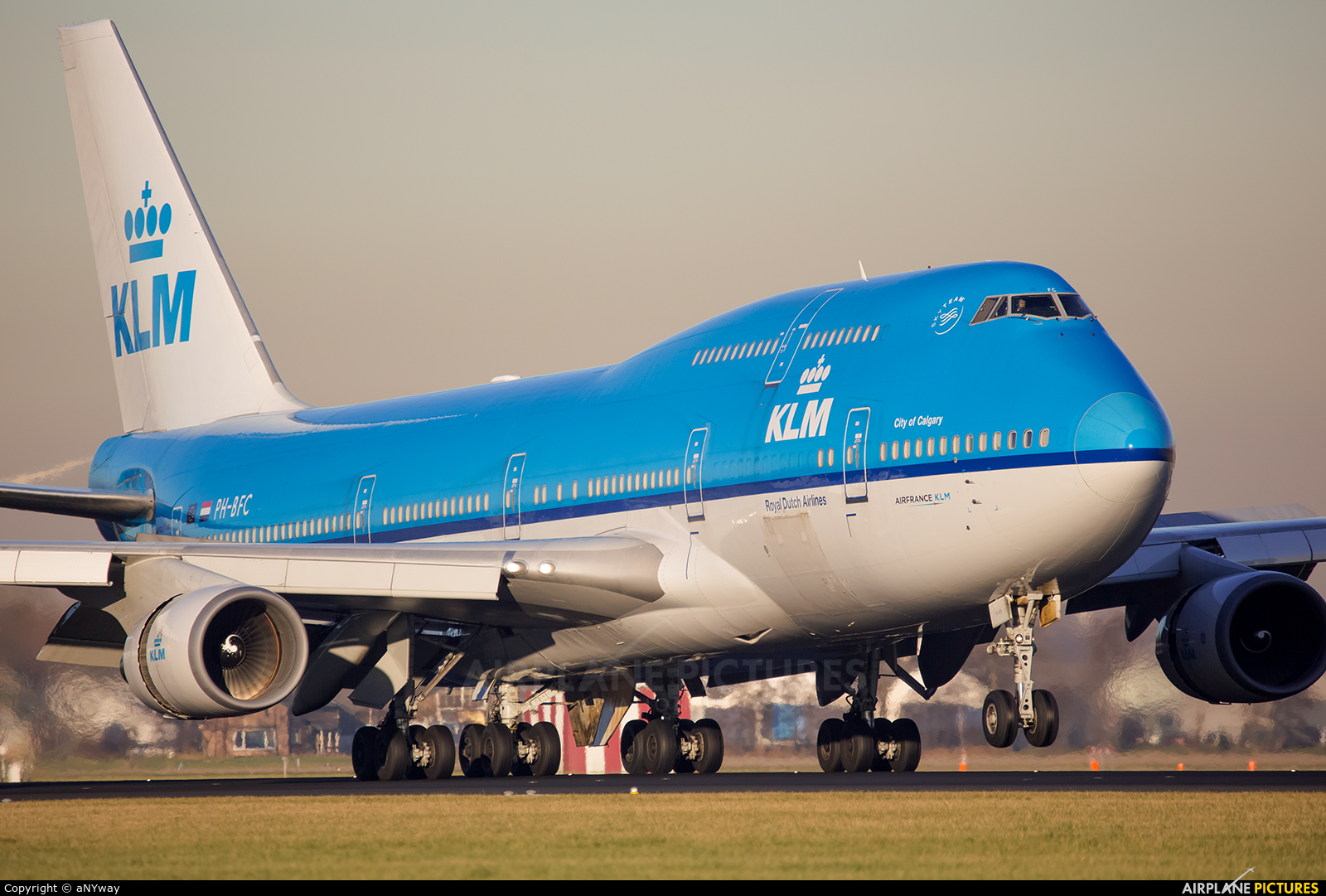 KLM Asia PH-BFC aircraft at Amsterdam - Schiphol