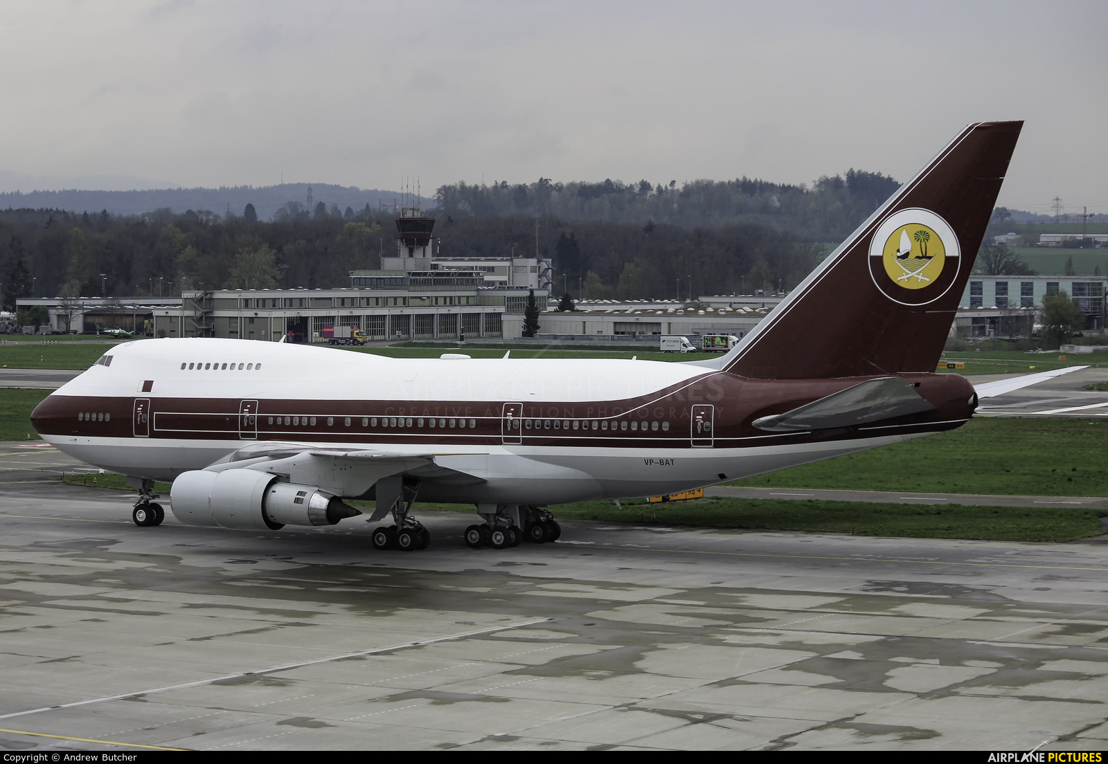 Qatar Amiri Flight VP-BAT aircraft at Zurich