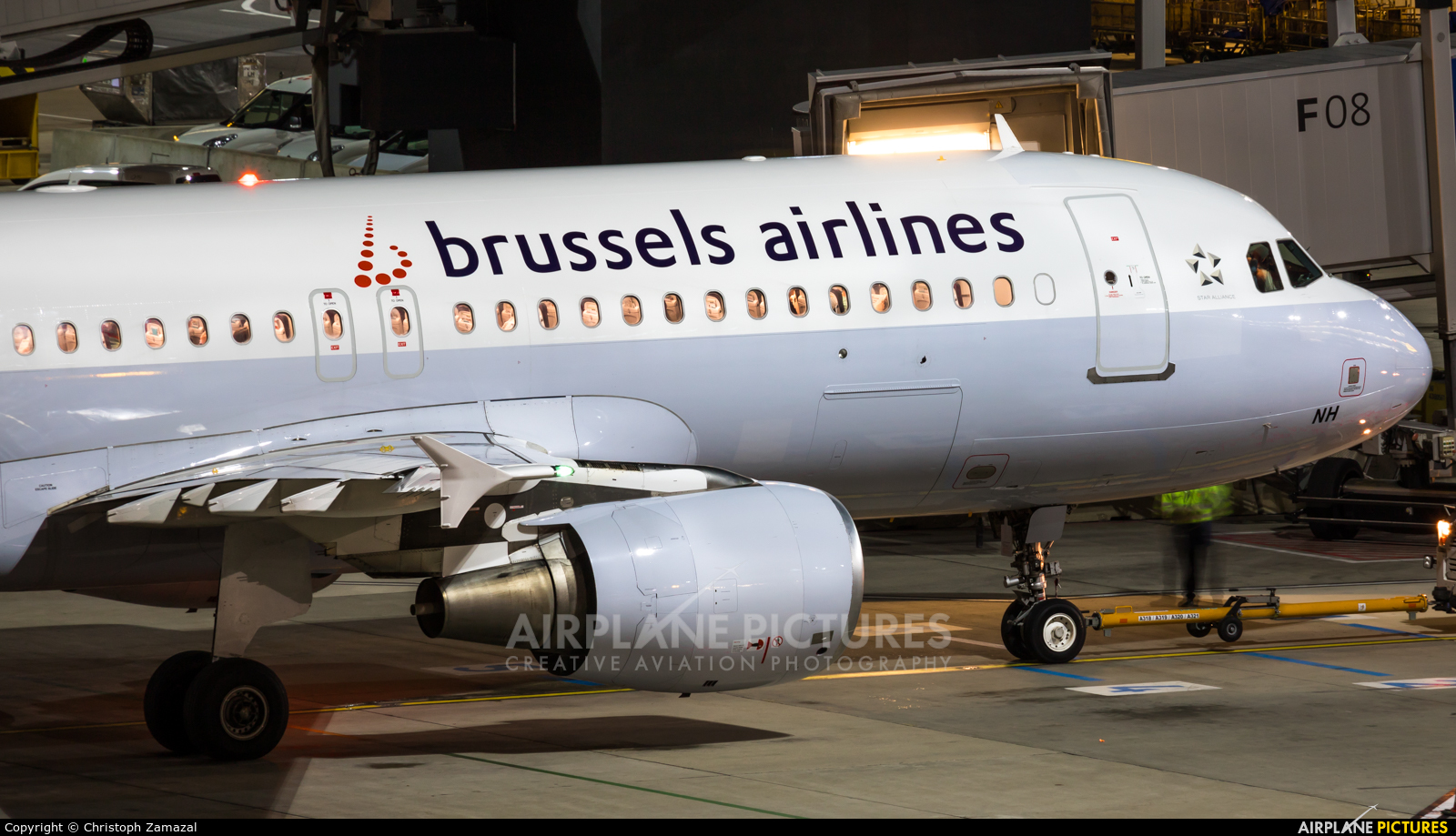 Brussels Airlines OO-SNH aircraft at Vienna - Schwechat