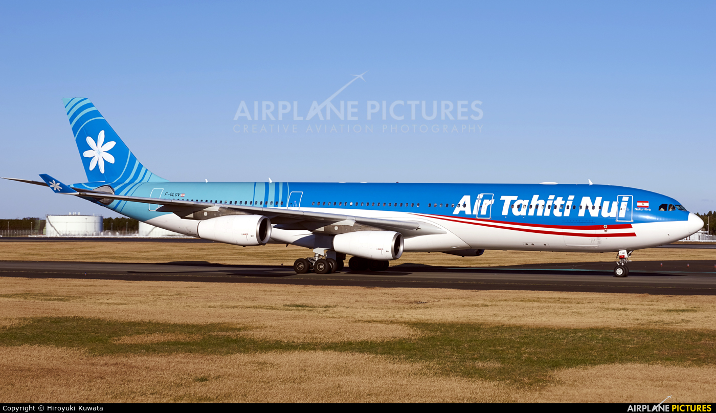 Air Tahiti Nui F-OLOV aircraft at Tokyo - Narita Intl
