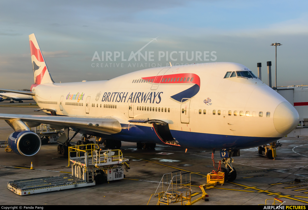 British Airways G-BNLP aircraft at London - Heathrow