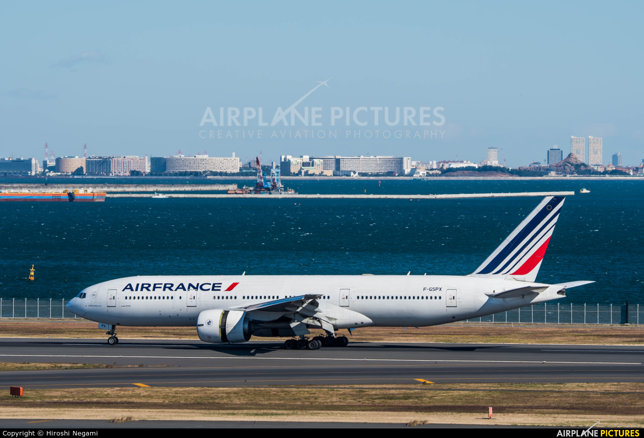 Air France F-GSPX aircraft at Tokyo - Haneda Intl