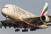 A6-EDK - Emirates Airlines Airbus A380 aircraft