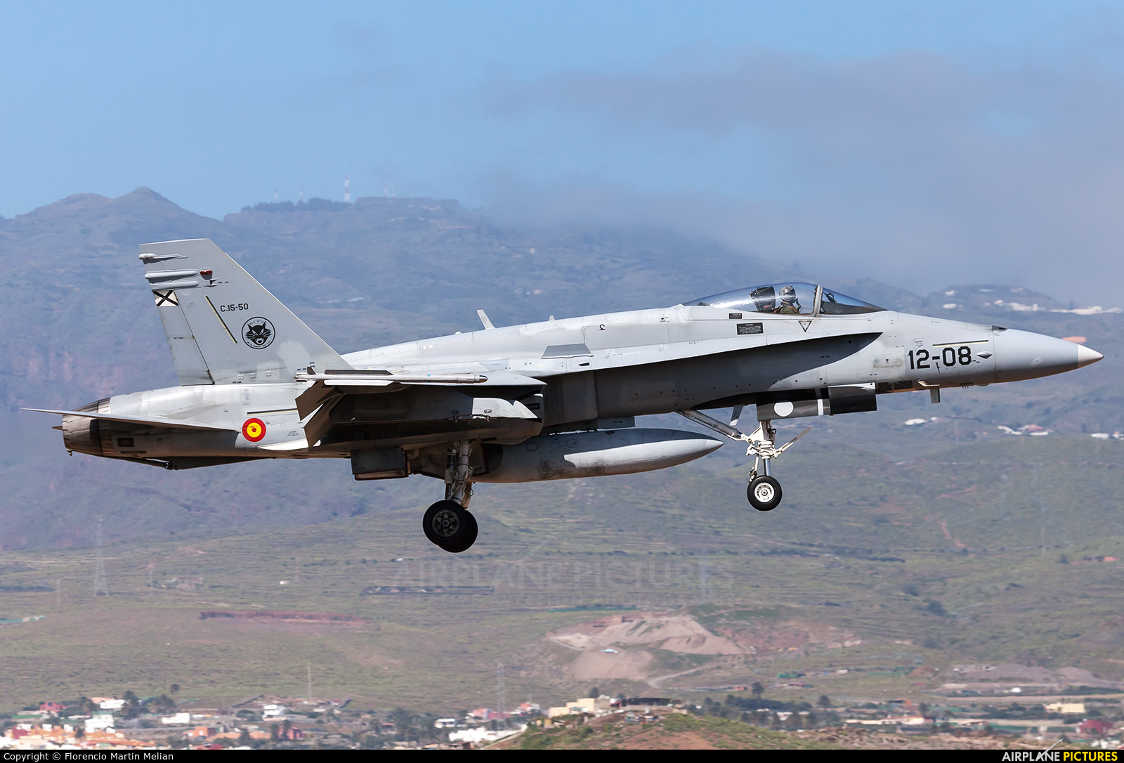 Spain - Air Force C.15-50 aircraft at Las Palmas de Gran Canaria