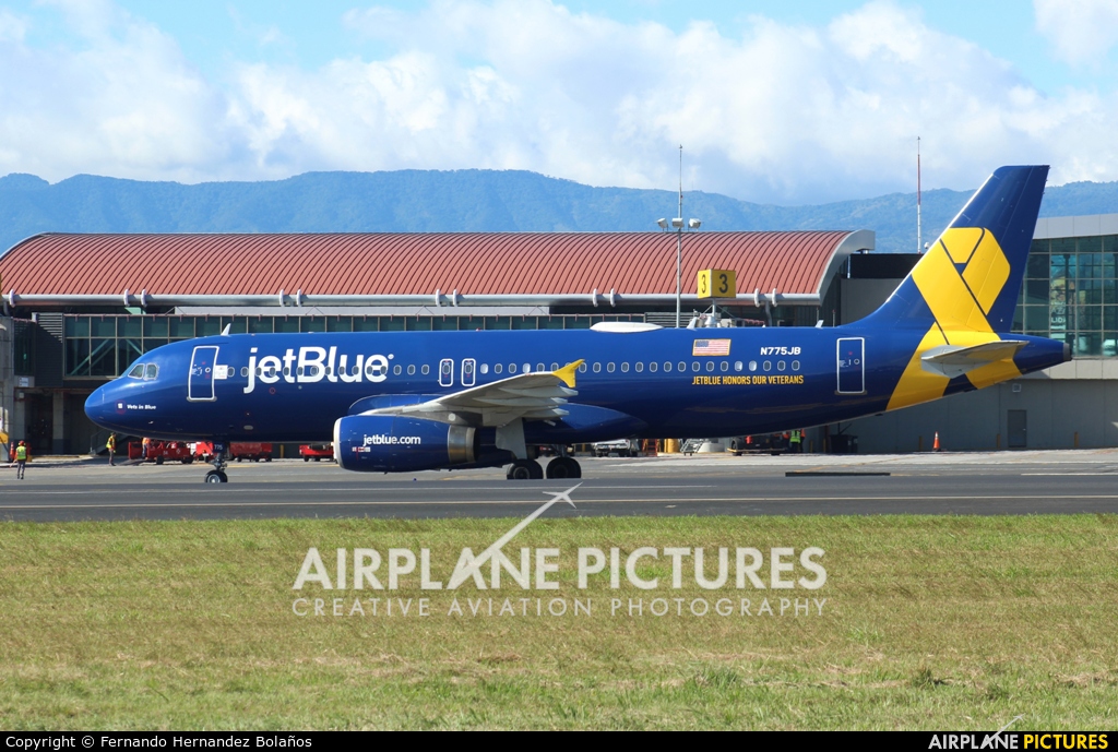 JetBlue Airways N775JB aircraft at San Jose - Juan Santamaría Intl