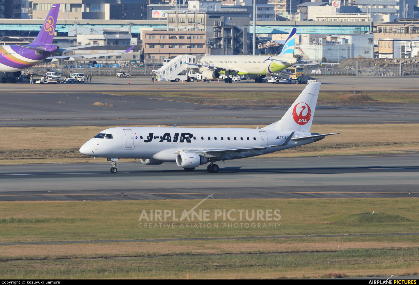 J-Air JA221J aircraft at Fukuoka