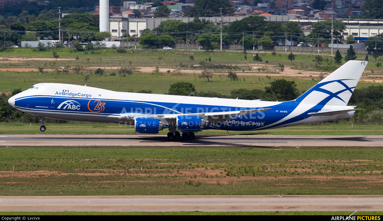 Air Bridge Cargo VQ-BFE aircraft at Campinas - Viracopos Intl