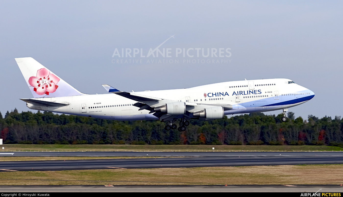 China Airlines B-18210 aircraft at Tokyo - Narita Intl
