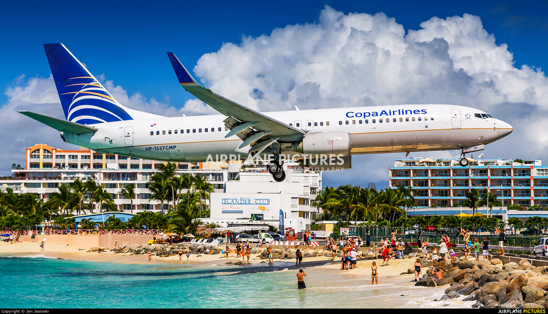 Copa Airlines HP-1537CMP aircraft at Sint Maarten - Princess Juliana Intl