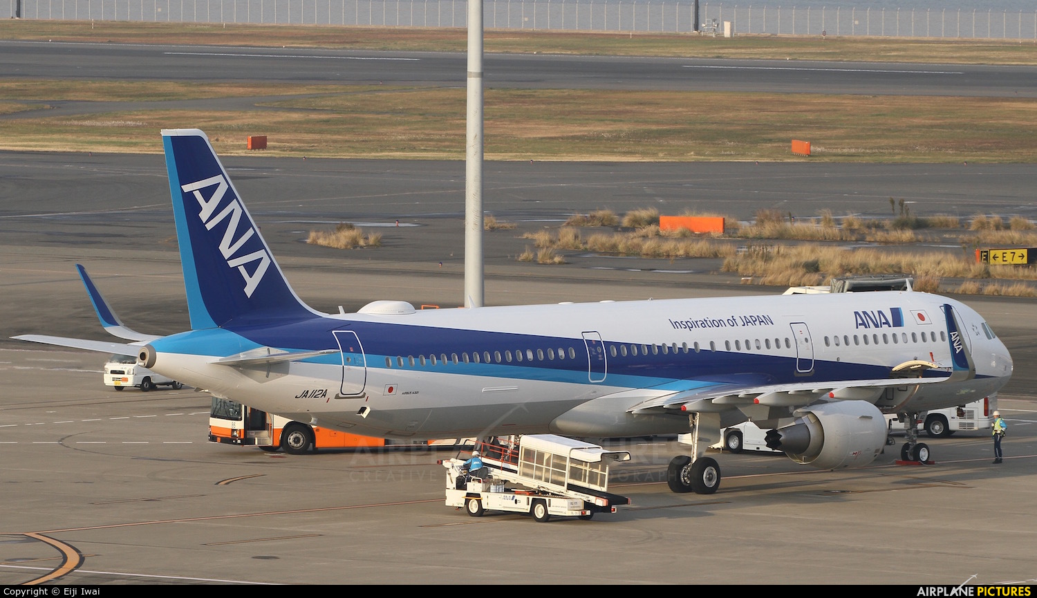 ANA - All Nippon Airways JA112A aircraft at Tokyo - Haneda Intl