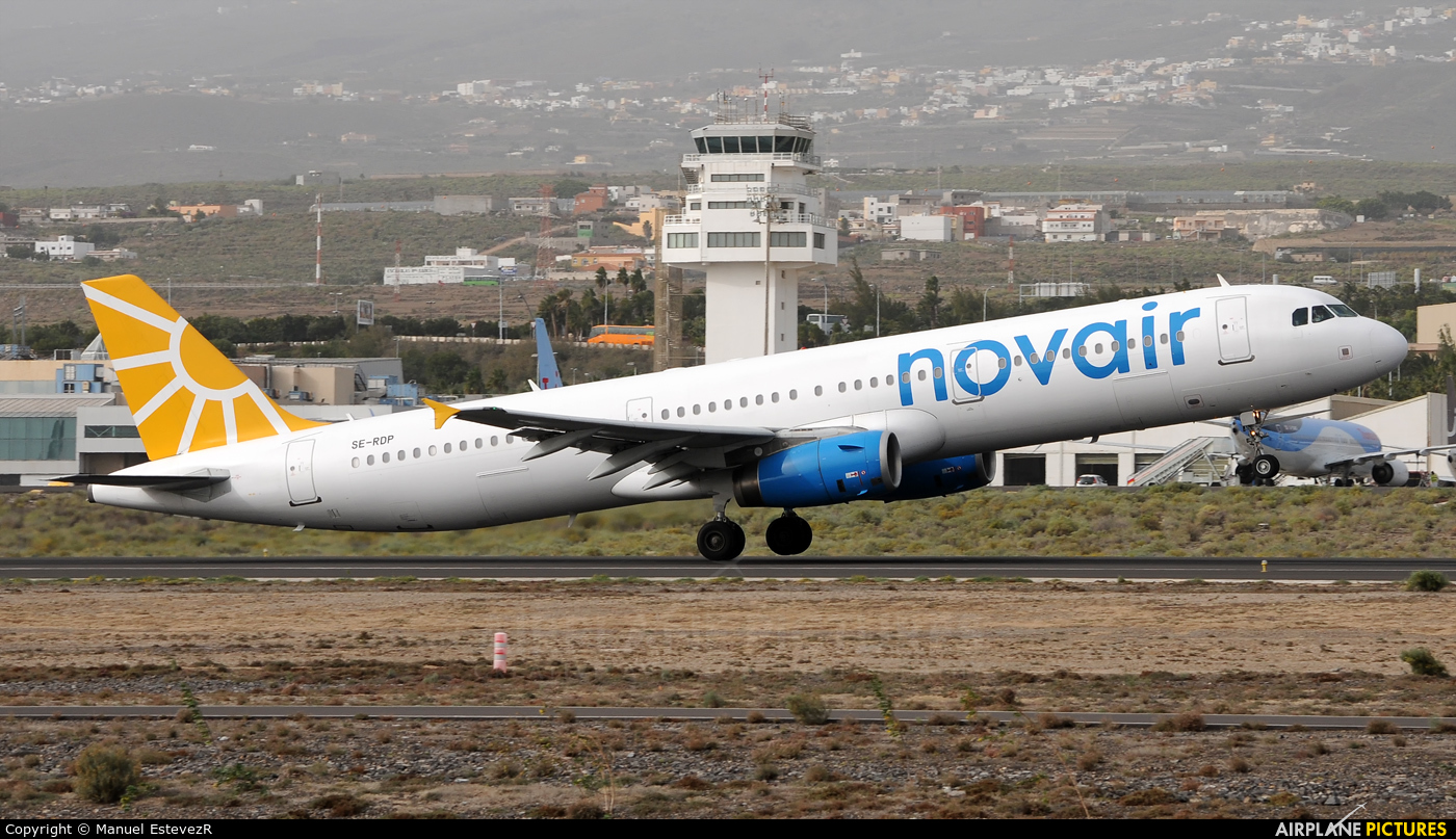 Novair SE-RDP aircraft at Tenerife Sur - Reina Sofia