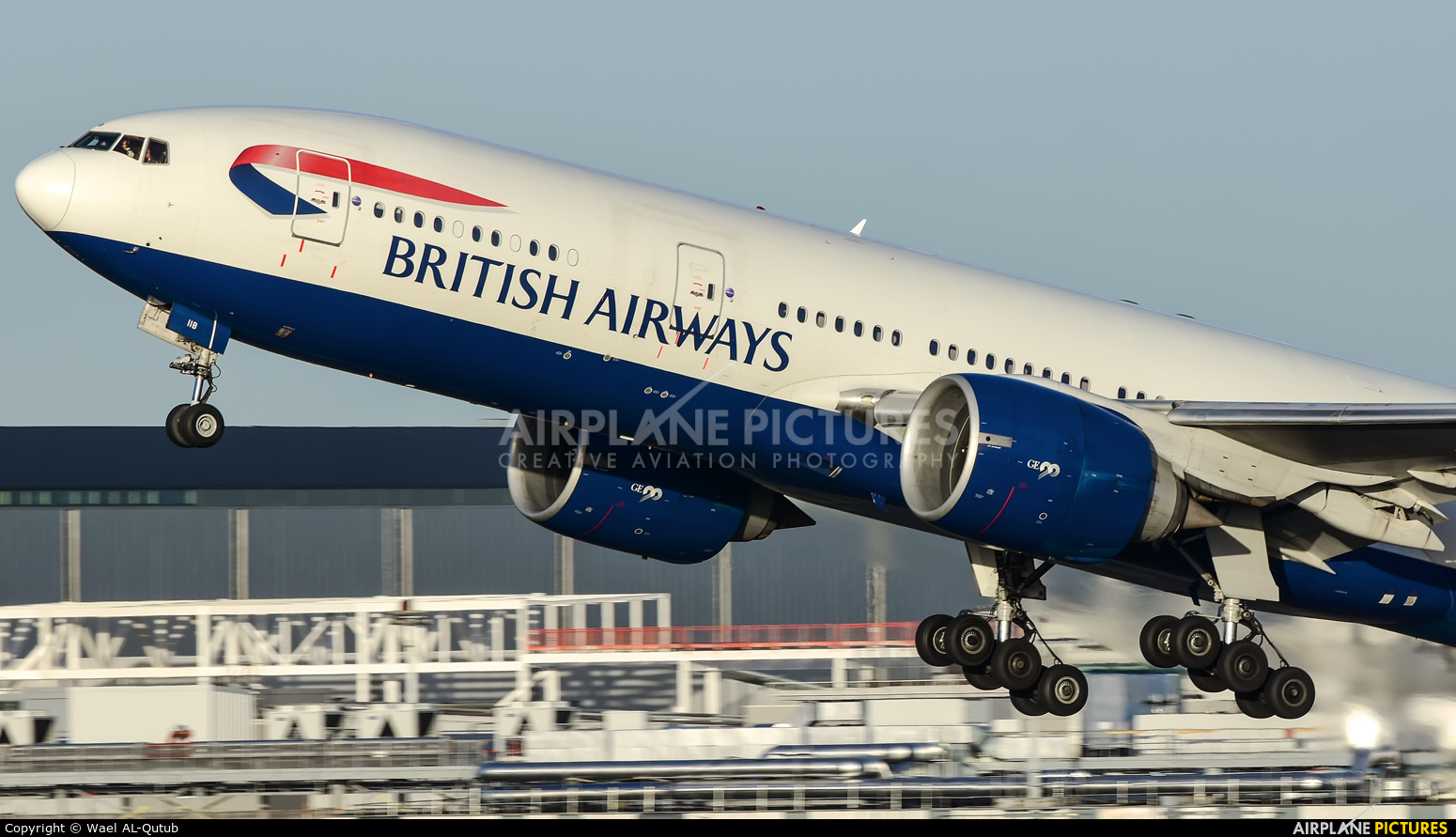British Airways G-VIIB aircraft at London - Heathrow