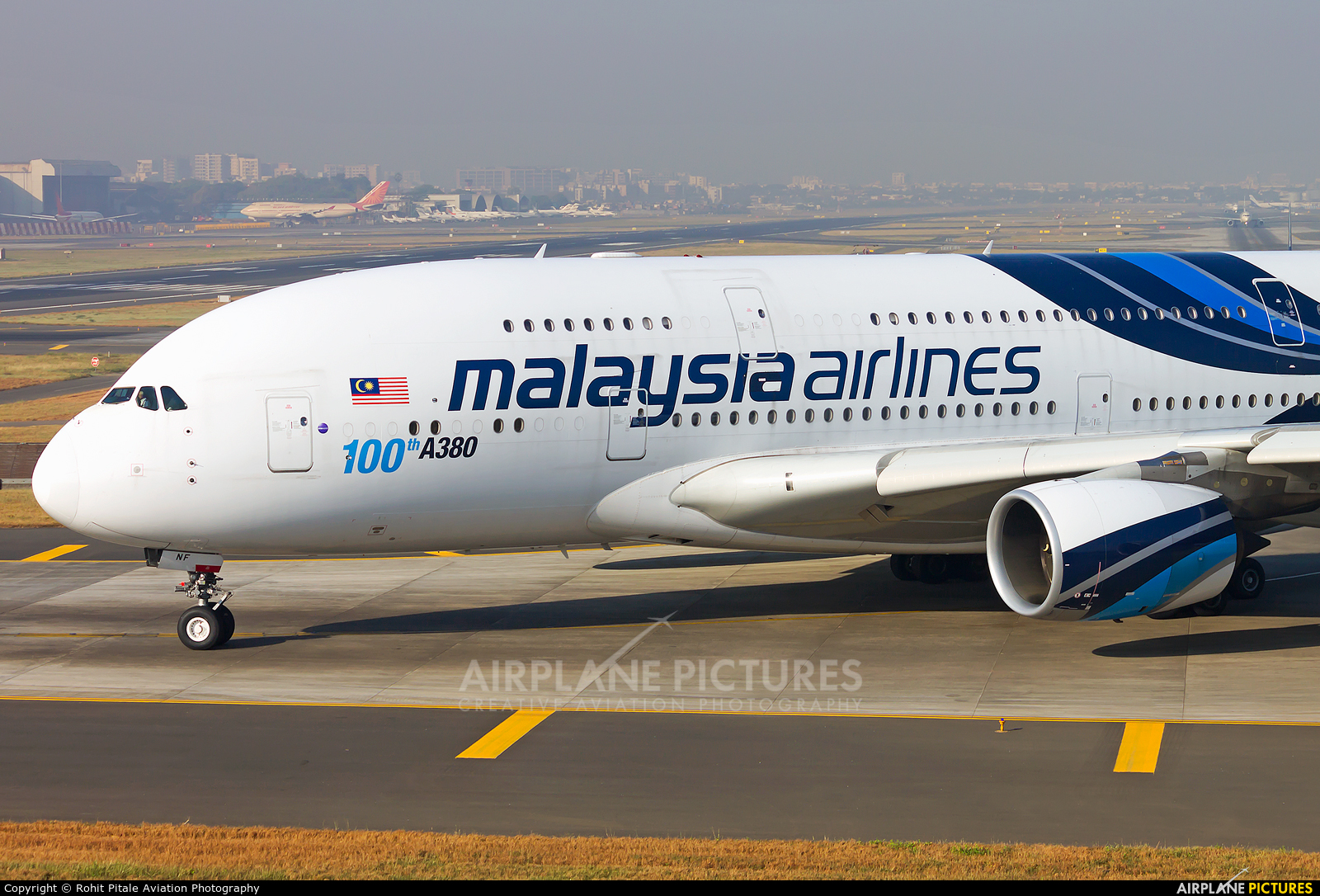 Malaysia Airlines 9M-MNF aircraft at Mumbai - Chhatrapati Shivaji Intl